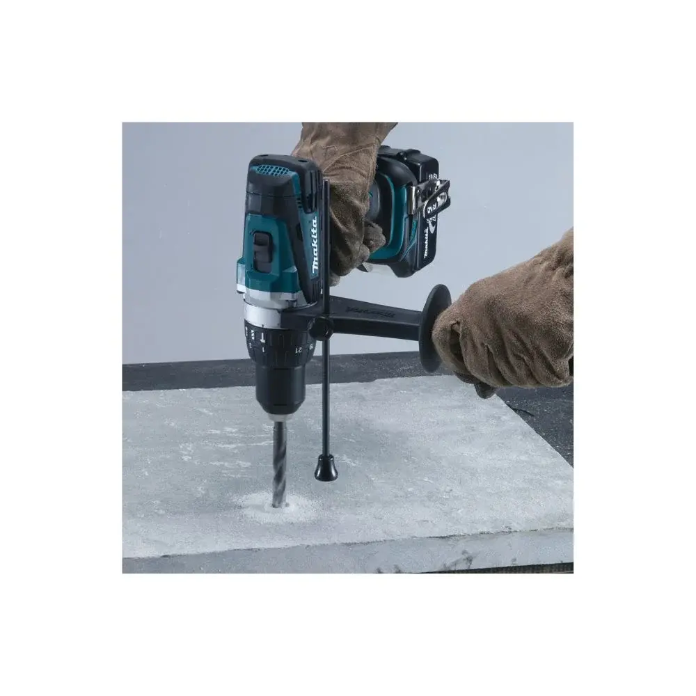 Makita DHP458 18V Cordless Compact Combi Drill with 2x 5Ah battery and Charger (2).webp