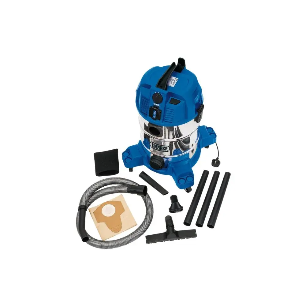 Draper 20529 30L 1600W Wet And Dry Vacum Cleaner 230V Power Socket (3).webp
