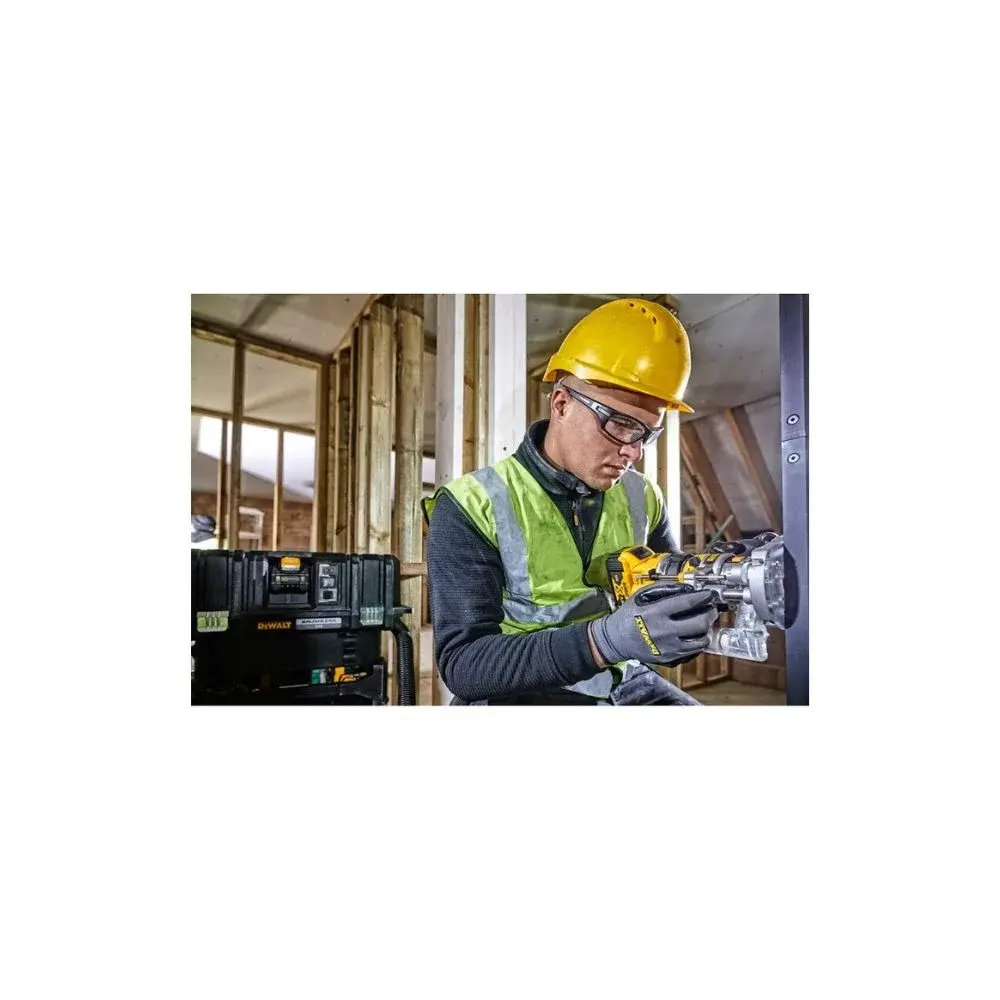 DeWalt DCW604M2 18V Router Trimmer Set with 2 x 4Ah Batteries, Charger & Tstak VI Case (3).webp