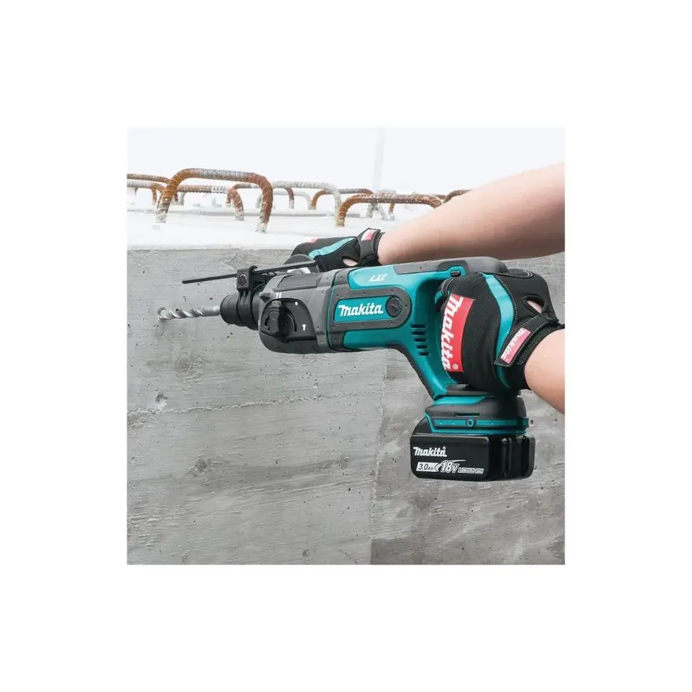 Makita DHR241 18V Li-ion Cordless Rotary Hammer Drill with 2x 5Ah battery and Charger (3).webp