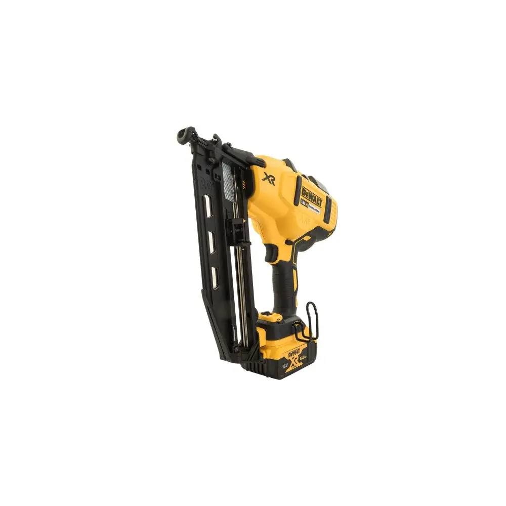 Dewalt DCN660P2 18V XR Second Fix Nail Gun with 2 x 5Ah Batteries, Charger and Bag.webp