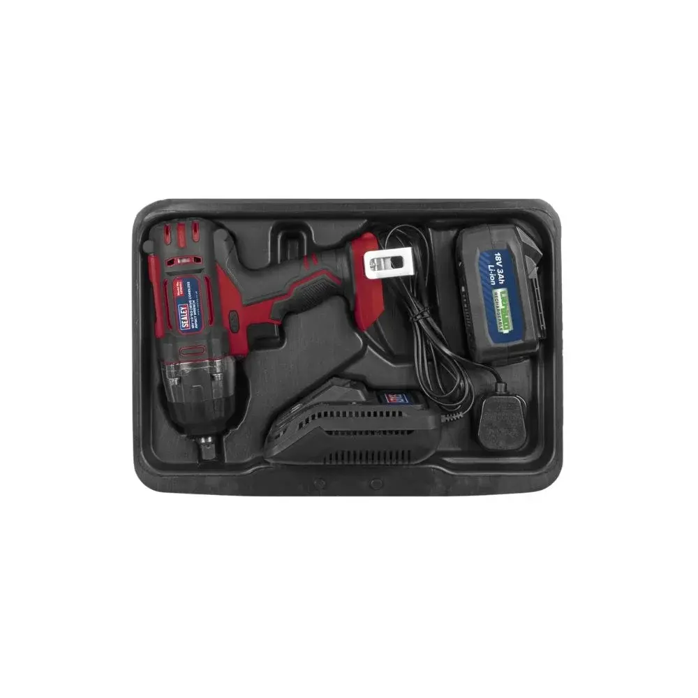 Sealey CP400LI 18V 3Ah Li-ion 12 SqDr Impact Wrench Kit (2).webp