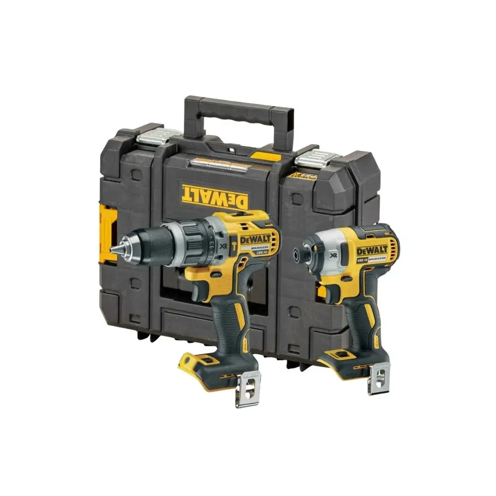 DEWALT DCK266NT 18V XR Brushless Twin Pack – Impact Driver and Combi Drill with TSTAK Storage Case (3).webp