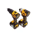 DeWALT DCK2062M2T 18V XR Brushless Twin Kit - 2x 4Ah Batteries, Charger & Tstak II Case (3).webp