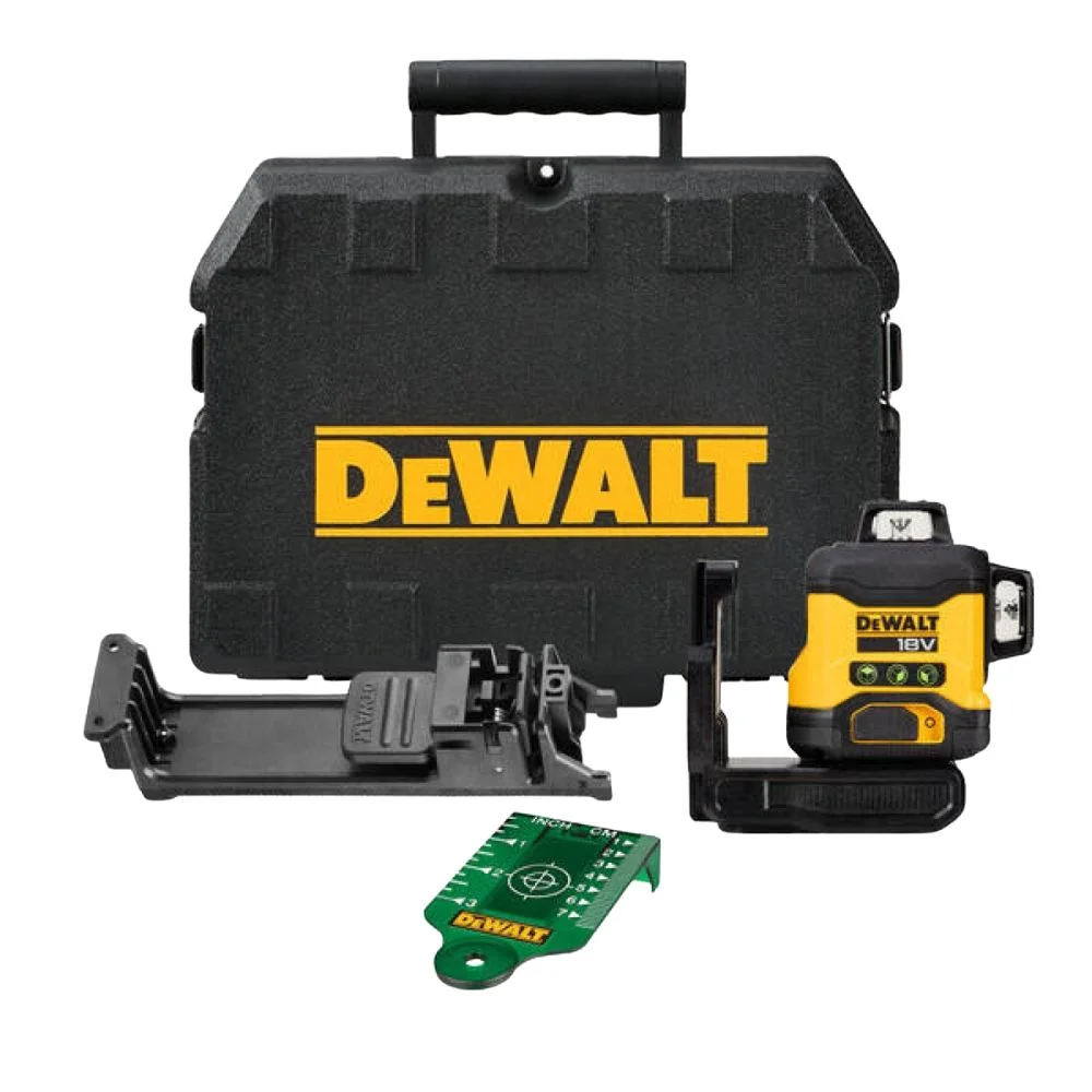 DeWALT DCLE34031N-XJ 18V Compact 3x360 Green Laser - Bare Unit