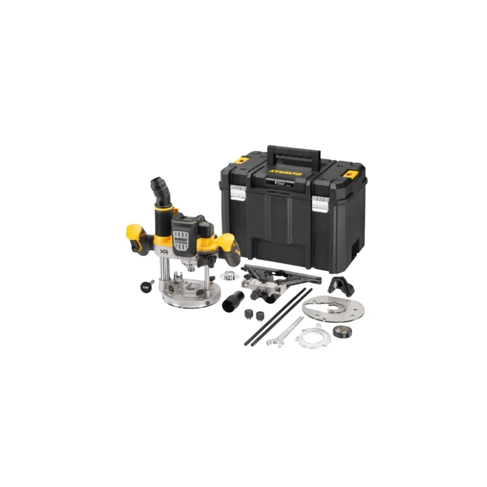 DeWALT DCW620NT 18V XR Brushless 1/2" 70mm Plunge Router in TSTAK VI Case