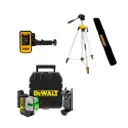 DeWALT DW089CG Self Levelling Multi Line Green Laser IP54 + Tripod + DE0892G