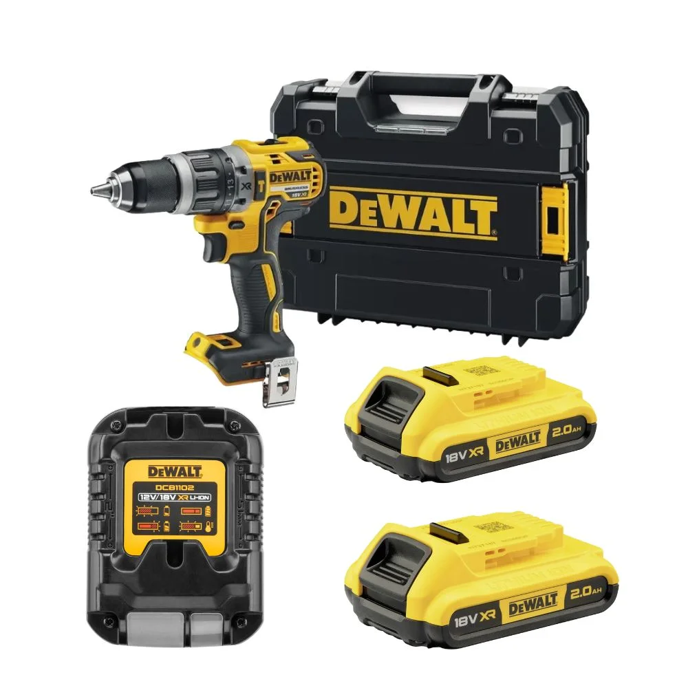DeWALT DCD796D2 18V XR Combi Drill Brushless Compact Kit 