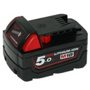 Milwaukee M18B5 M18 5.0Ah Red Lithium-Ion Battery