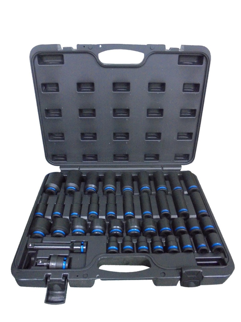 POWERHAND 1/2" Master Impact Socket Set Shallow and Deep + UJ + EXT