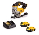 DeWalt DCS331 18V XR Cordless Jigsaw 2x 5Ah Batteries DCB184, Charger DCB115