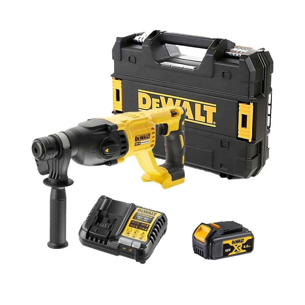 DeWALT DCH133M1 18V SDS+ Brushless Hammer SDS Drill 1x4.0ah Battery TSTAK Case & Charger