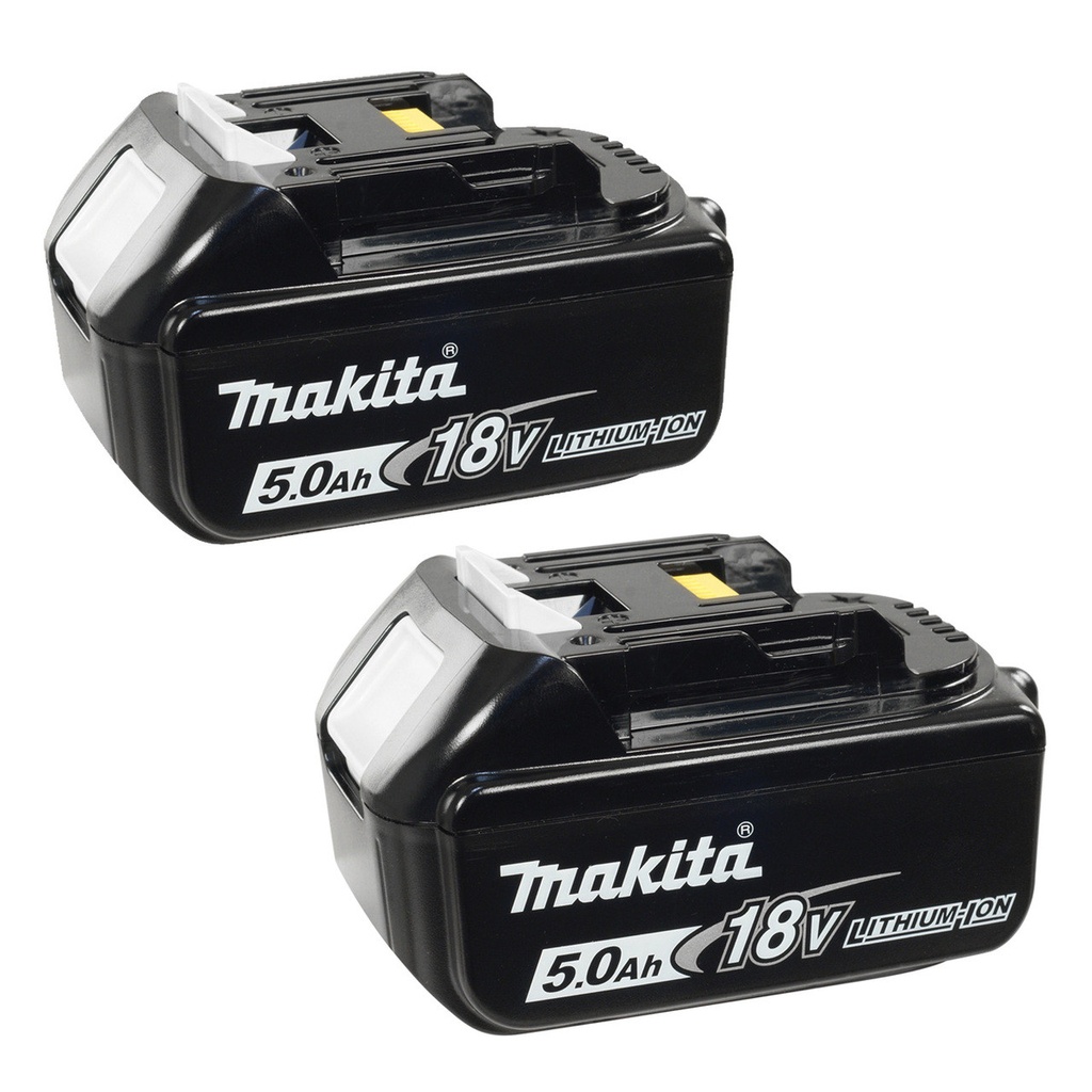 Makita BL1850 18V LXT 5.0Ah Li-Ion Battery Twin Pack