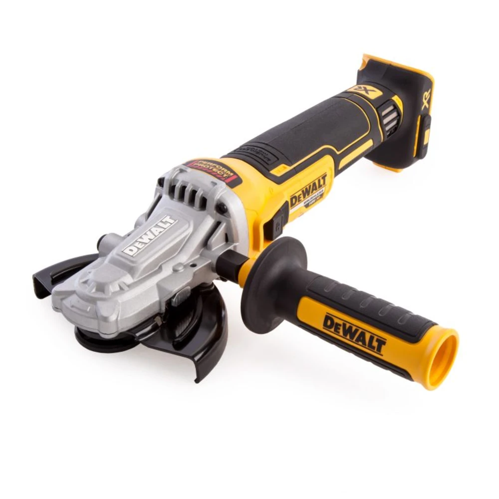 DeWALT DCG405FN-XJ 18V XR 125mm Cordless Brushless Flathead Angle Grinder