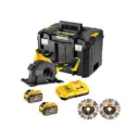 DeWALT DCG200X2 54V XR Flexvolt Wall Chaser 2x 9.0Ah Batteries Charger Case Disc