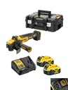 DeWalt DCG409VSP2 18V/54V XR Flexvolt 125mm Variable Speed Grinder 2x 5Ah FULL KIT
