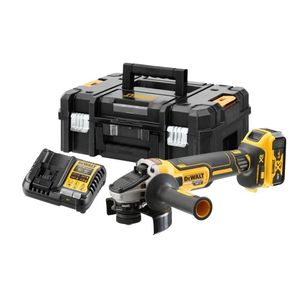 DeWALT DCG405P1T 18V XR Brushless 125mm Angle Grinder Kit