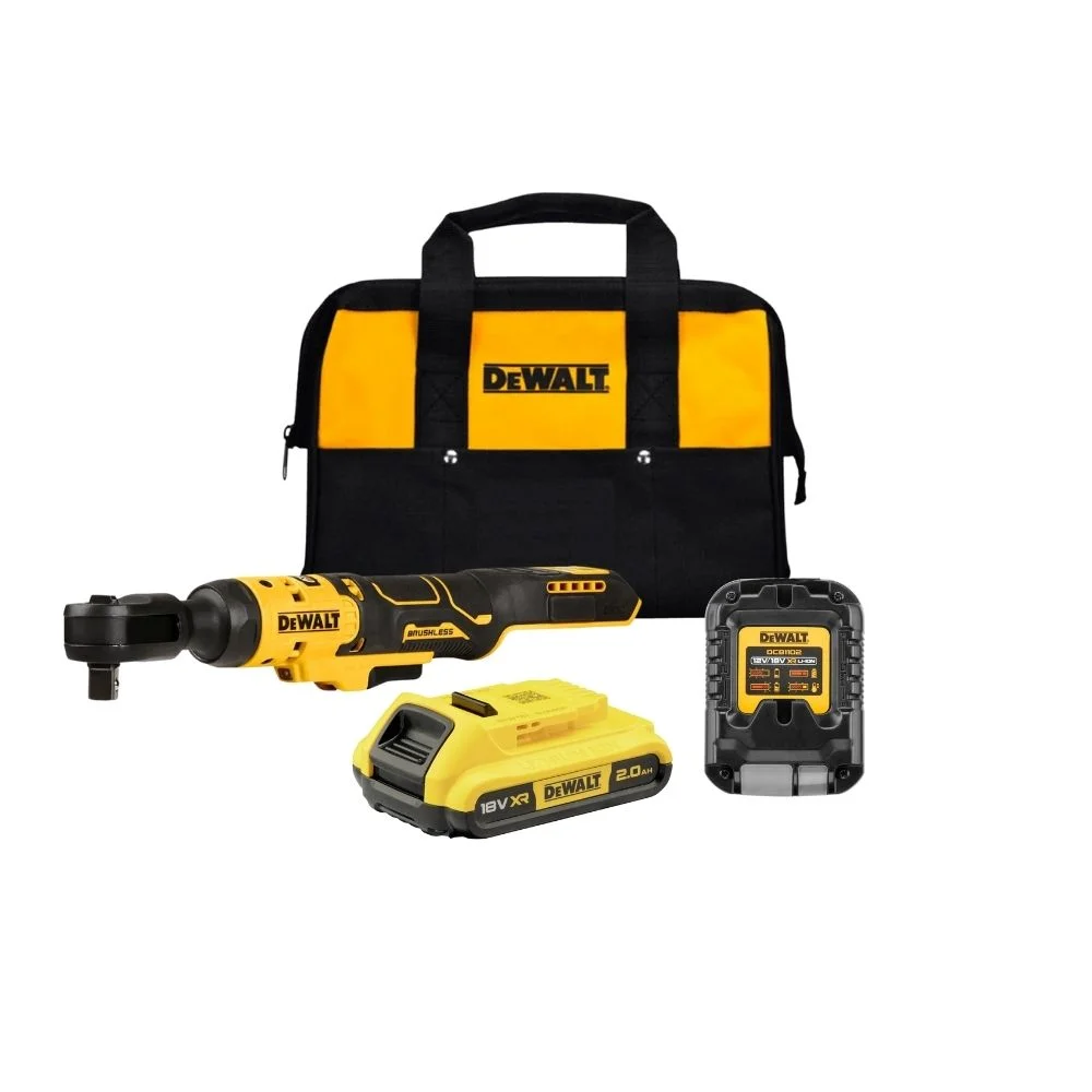 DeWALT DCF512D1 18V XR Brushless 1/2" Open Head Ratchet Naked Kit