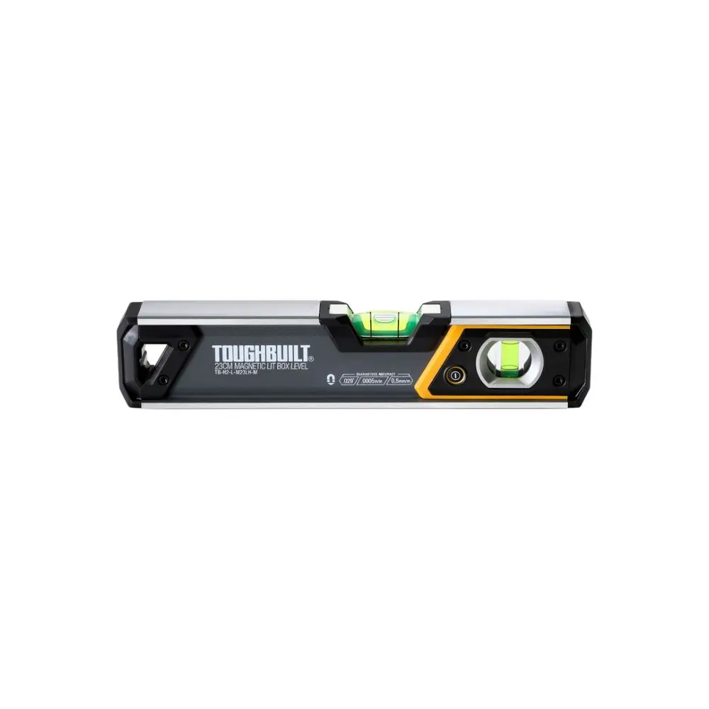 Toughbuilt TB-H2-L-M23LH-M 23cm Magnetic Lit Box Level