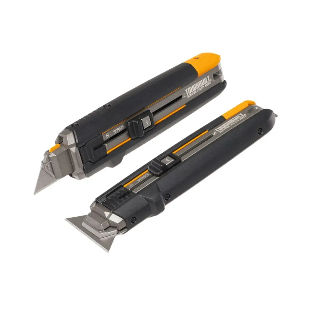 Toughbuilt H4S5-01 2-in-1 Flip Scraper Utility Knife