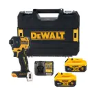 DeWALT DCF870P2 18V XR Brushless Hydraulic Impact Driver With 2x5Ah Batteries, Charger and Case