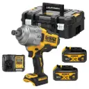 DeWALT DCF964M2T 18V XR Brushless 3/4" Hog Ring Premium High Torque Impact Wrench Kit - 2x 4Ah Batteries, Charger & TSTAK II Case