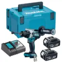 Makita DHP492RMJ 18V LXT Brushless Combi Drill With 2x4.0Ah Batteries,Charger & MAKPAC3 Case