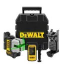 DeWALT DW089CG 3 Beam 3 Way Self Levelling Multi Line Green Laser & Detector DE0892G
