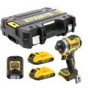 DeWALT DCF860D2T XR 18V Impact Driver with 2 x 2.0Ah Batteries, Charger & TSTAK Case 