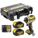 DeWALT DCF860M2T XR 18V Impact Driver with 2 x 4.0Ah Batteries, Charger & TSTAK Case 