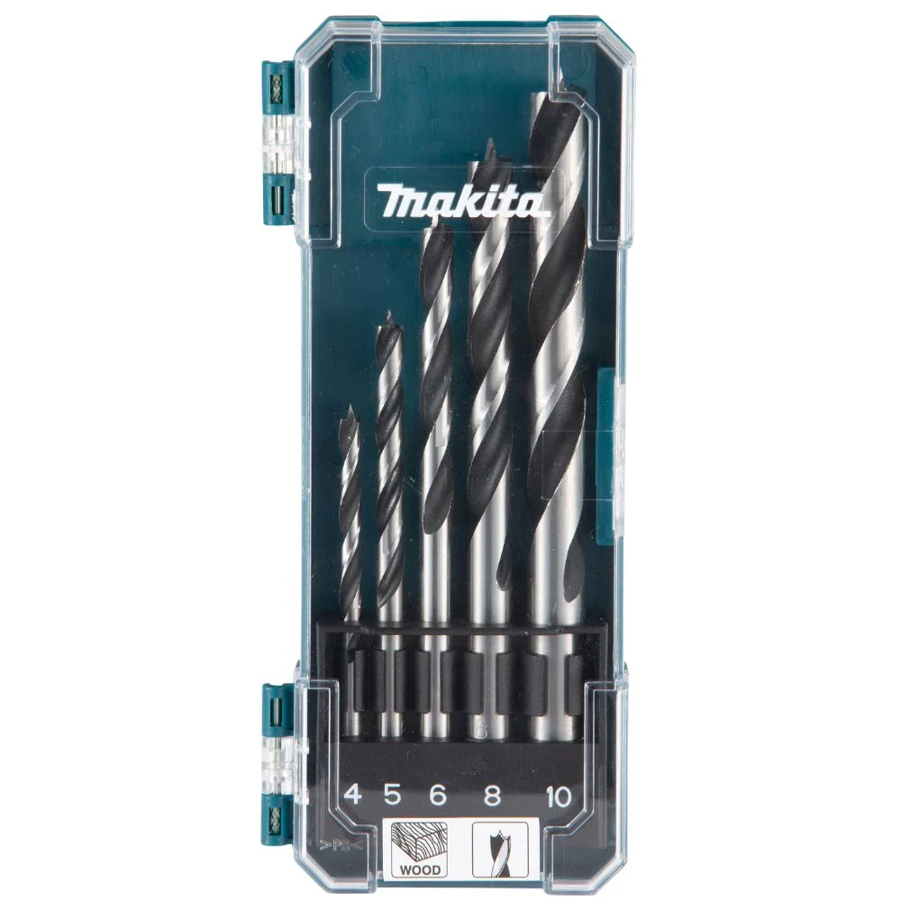 Makita D-72861 Wood Drill Bit Set 5 Piece