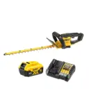 DeWALT DCMHT564P1 18V XR 55cm (25mm Blade Gap) Hedge Trimmer – 1x 5Ah Battery and Charger