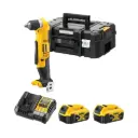 DeWALT DCD740P2 18V XR Cordless Right Angle Drill Kit – 2 × 5.0Ah Batteries, Charger & Case