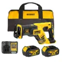 DeWALT DCS367M2 18V XR Brushless Reciprocating Saw with 2 x 4Ah Batteries, Charger & Tool Bag