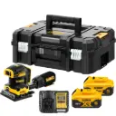 DeWALT DCW200P2 Cordless 18V XR Brushless 1/4″ Sheet Orbital Sander With 2x5Ah Batts, Charger And TSTAK Case