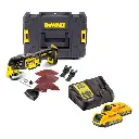 DeWALT DCS356D2 18V XR Speed Oscillating Tool With 2 x 2Ah Batteries, Charger And TSTAK Case
