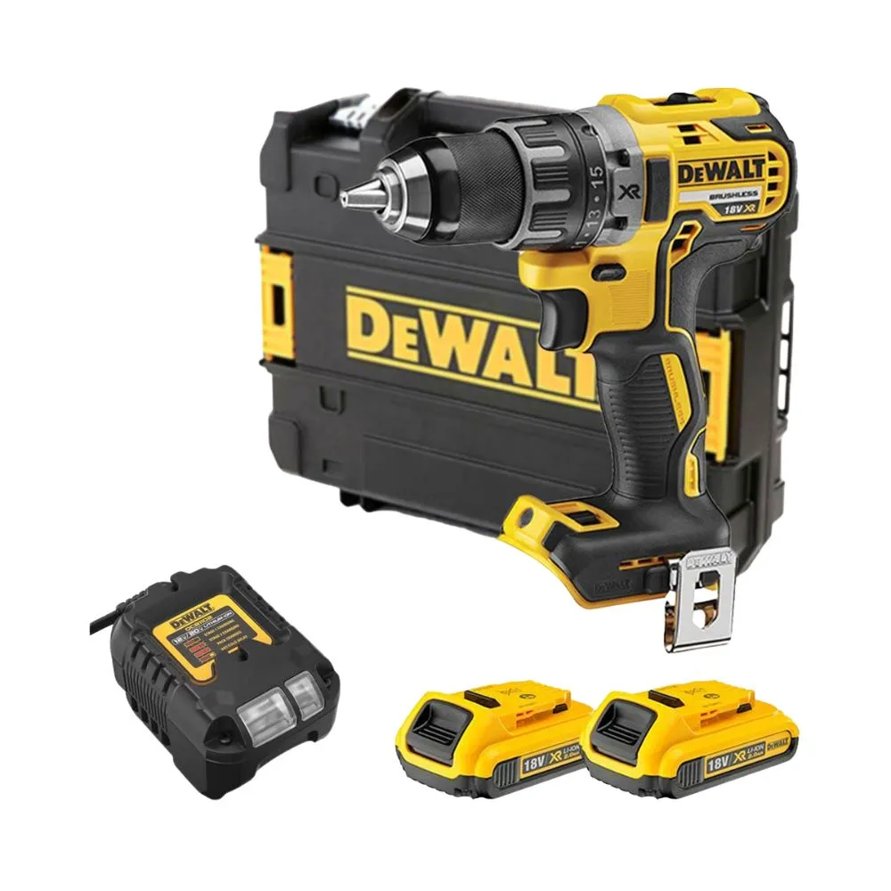 DeWALT DCD791D2 18v XR Brushless Compact Drill Driver 2 x 2.0Ah Batteries