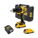 DeWALT DCD709D2T Cordless 18V XR Brushless Compact Combi Drill With 2x 2Ah Batteries, Charger and TSTAK Case
