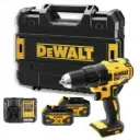 DeWALT DCD777M2T 18V XR Brushless Compact Drill Driver - 2x4Ah Batteries, Charger & TSTAK Case