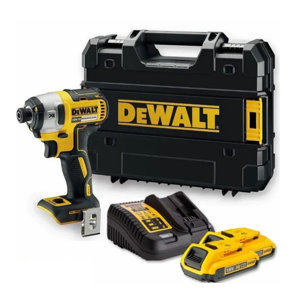 DeWALT DCF887D2 18V Cordless Brushless Impact Driver 2x2Ah Bat, Charger & Box