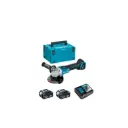 Makita DGA504RMJ Cordless 18V Brushless Slide Switch 125mm Angle Grinder With 2x4Ah Batteries, Charger And Carry Case