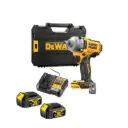 DeWALT DCF892M2 18V XR Brushless 1/2" Compact High Torque Impact Wrench – 2× 4.0Ah Batteries, Charger & TSTAK II Case