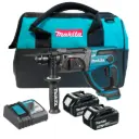 Makita DHR202RTJ Cordless 18V LXT SDS+ Rotary Hammer Drill 2x5Ah Batteries,Charger in Tool Bag
