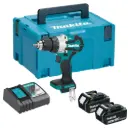 Makita DHP489RTJ 18V LXT Brushless Combi Drill Kit With 2x5Ah Batteries, Charger & Makpac 3 Case