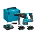 Makita DHR243RTJ Brushless Cordless 18V SDS+ Rotary Hammer Drill with 2x5Ah Batteries, Charger and Carry Case