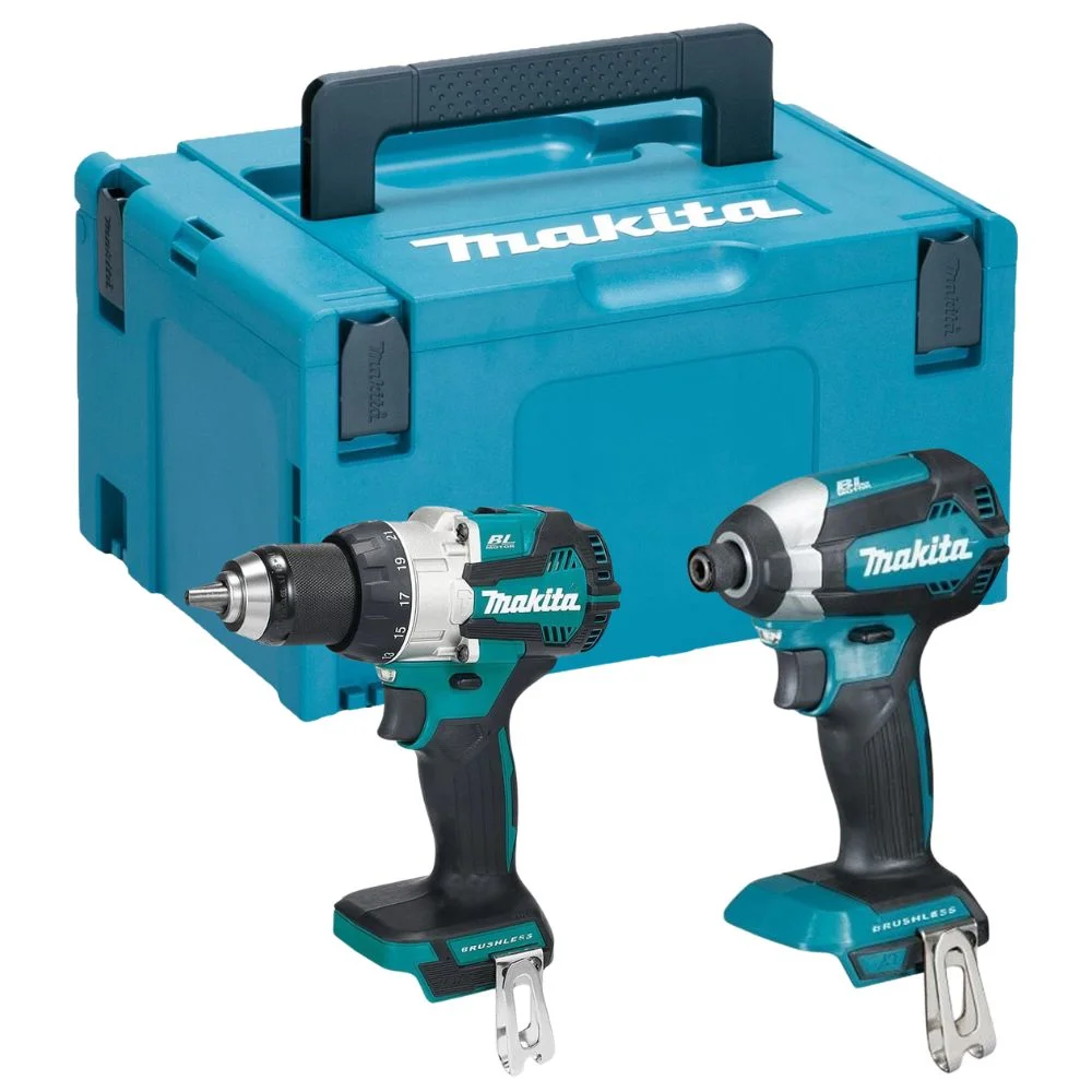 Makita DLX2507ZJ 18V Heavy-duty Twin Pack with Combi Drill DHP489Z & Impact Drill DTD153Z in MAKPAC Case Type 3