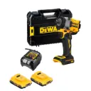 DeWALT DCF921D2T 18V 1/2″ Impact Wrench 2 x 2Ah Batts,Charger & Case