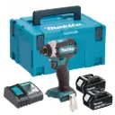 Makita DTD153RFJ 18V LXT Cordless Impact Driver - 2 x 3.0Ah Batteries, Charger & MAKPAC 3 Case