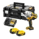 DeWALT DCF961P2T 18V XR 1/2″ High Torque Impact Wrench Kit – 2x 5.0Ah Batteries, Charger & TSTAK II Case