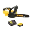 DeWALT DCM565P1 Cordless Brushless 18V Chainsaw With 5Ah Battery And Charger Set, 30 cm 